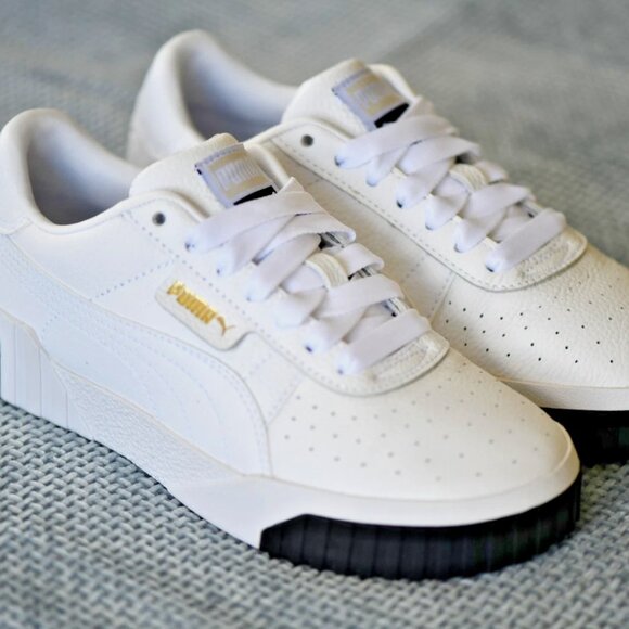 PUMA Cali AC Platform | Color: White/Black - Picture 1 of 10